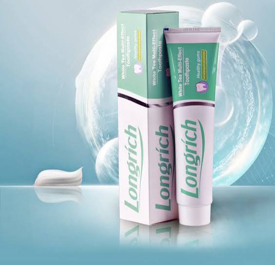cheap  Longrich White Tea Multi-Effect Toothpaste. buy and sale China, Europe, Turkey, German in wholesale prices Cameroon. FR : Sans fluor, nettoyage en profondeur et renforcement des gencives et des racines pour dents sensibles. Peut également s